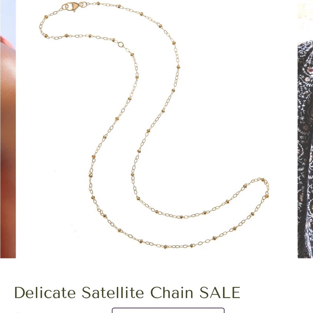 Elegant Gold Satellite Chain Necklace
